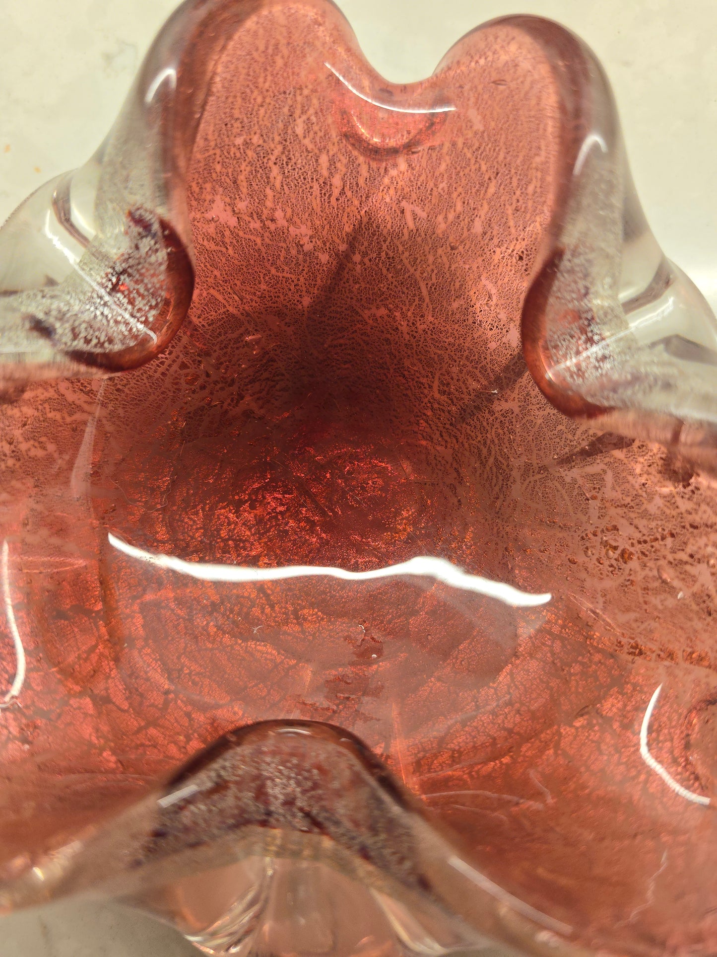 Murano Pink Art Glass