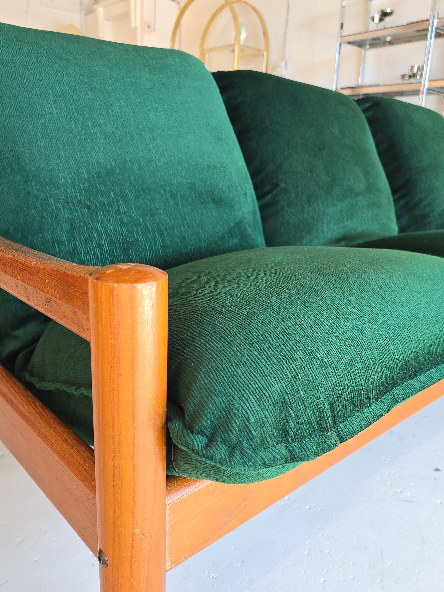 Teak Three Seater by Domino Mobler