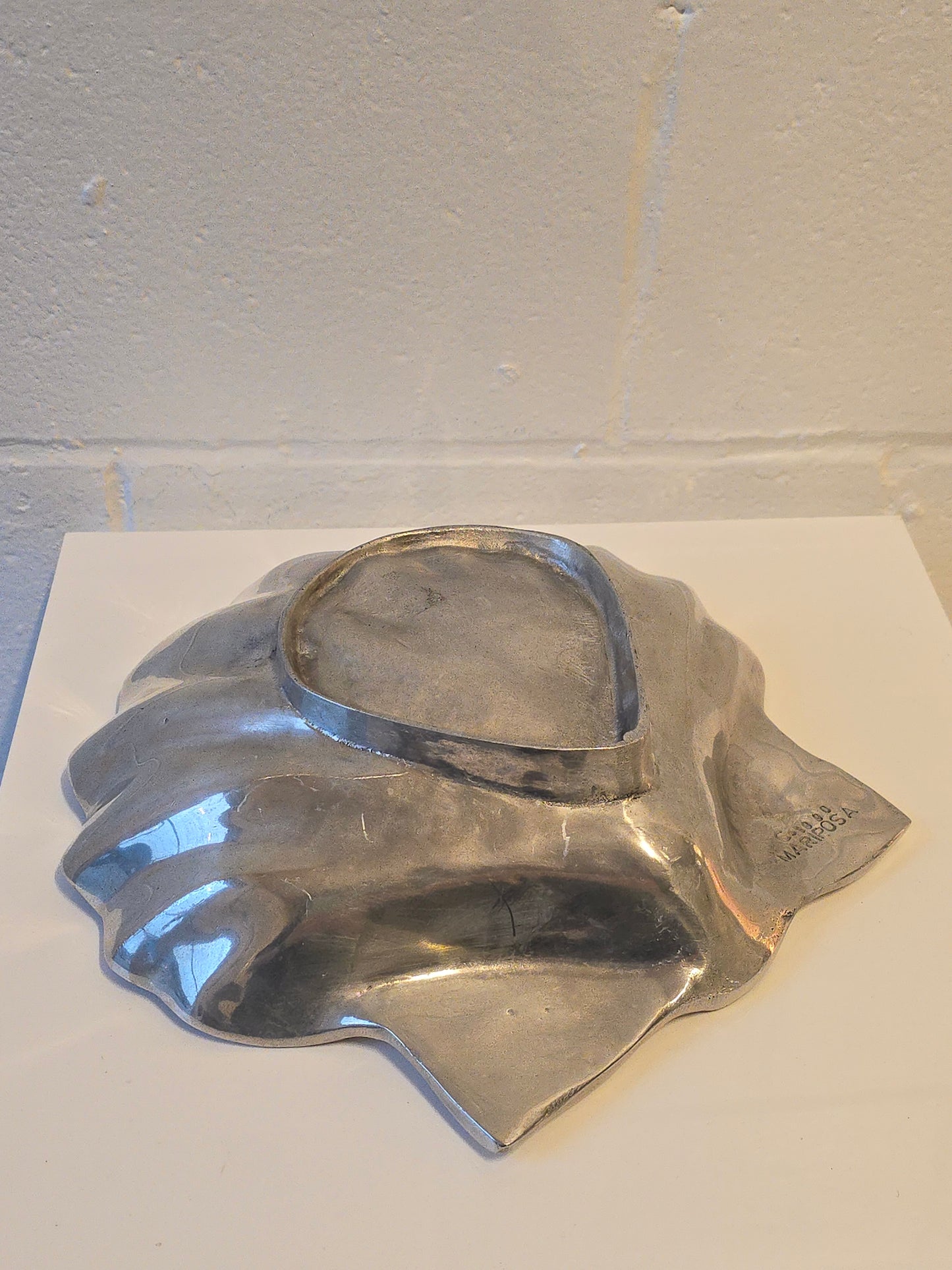 Chrome Shell Dish