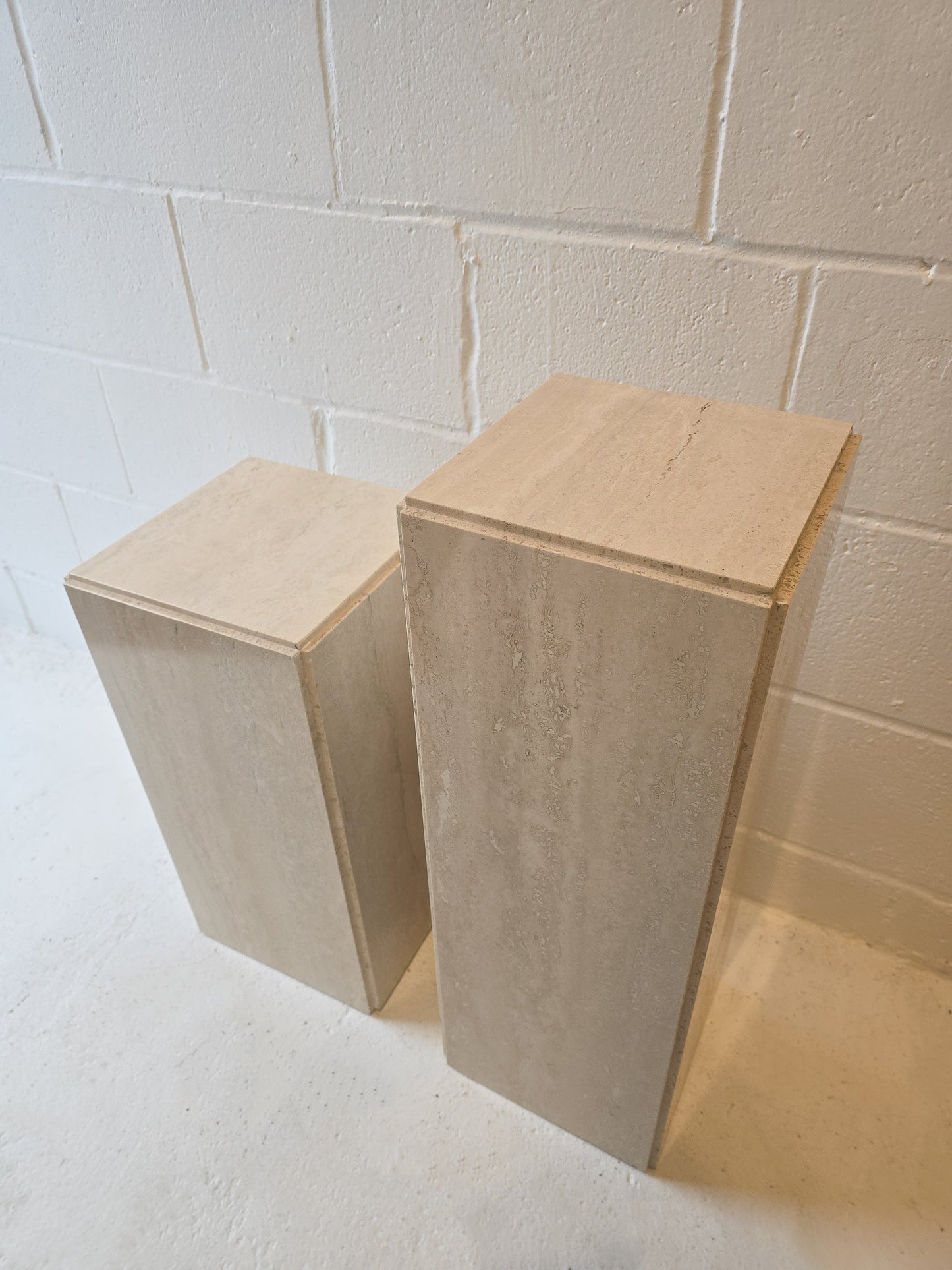 Travertine Tables Plinths