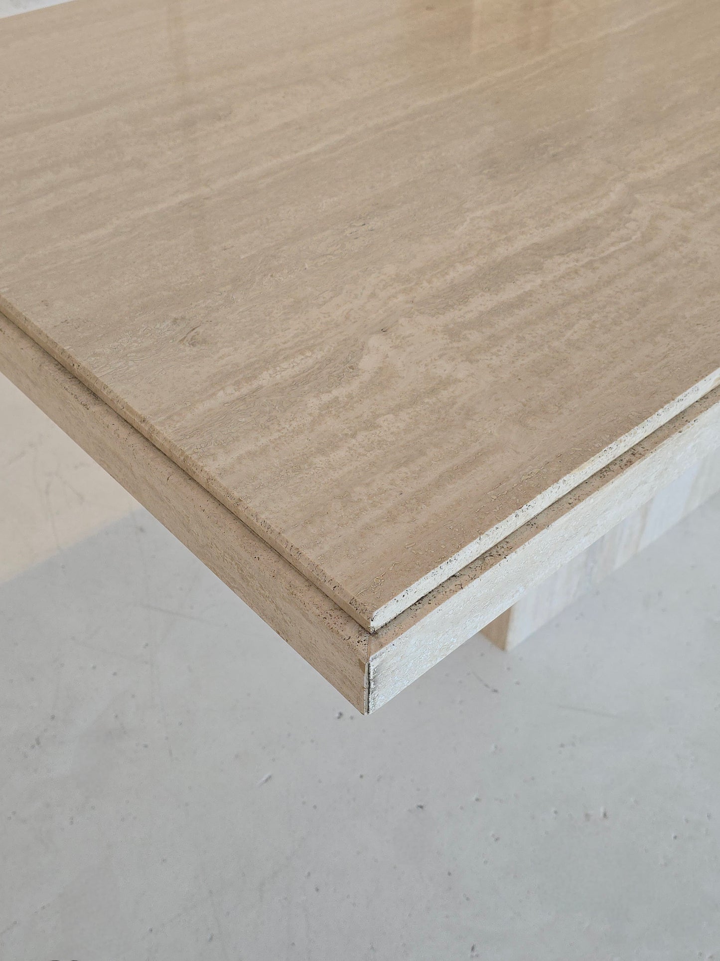Travertine Dining Table