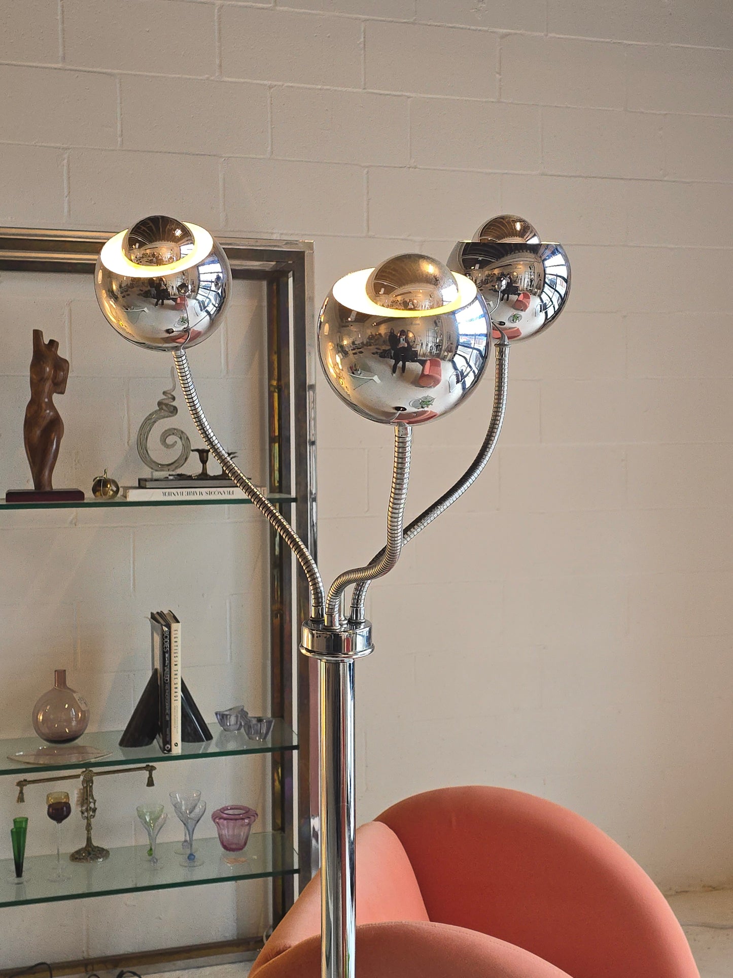 Chrome Floor Lamp