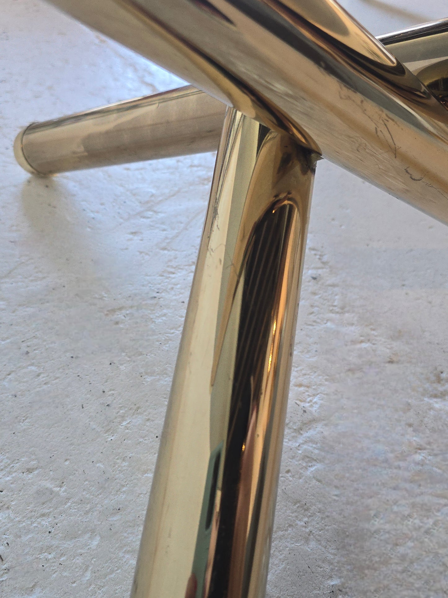 Tubular Brass 'Jax' Tables