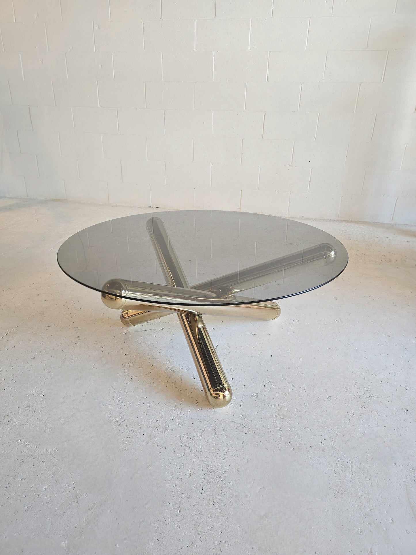 Tubular Brass 'Jax' Tables