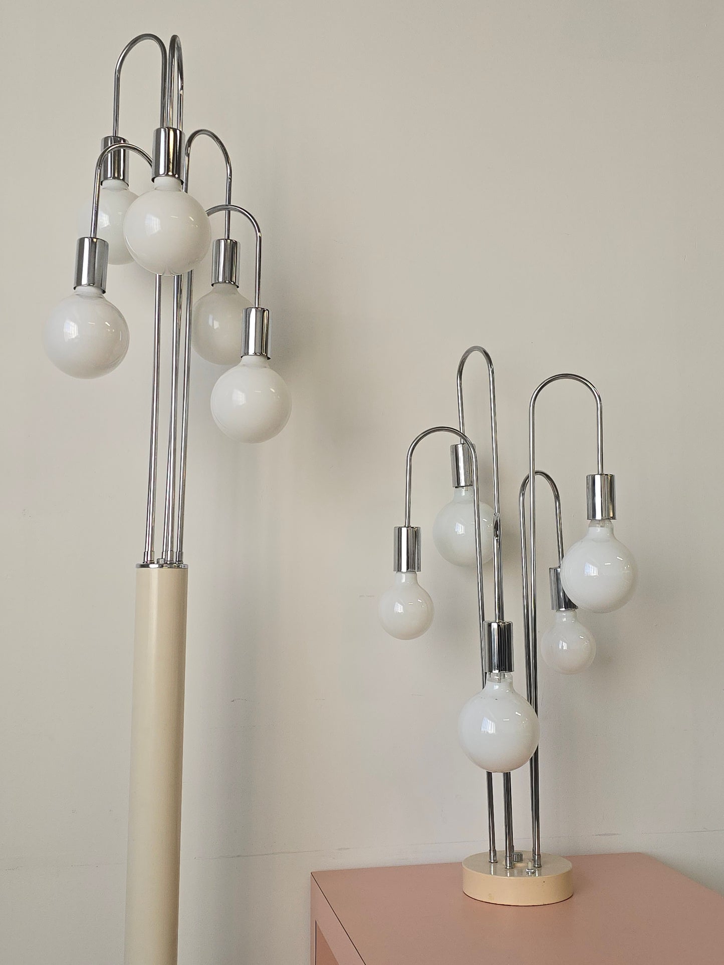 Robert Sonneman Waterfall lamps