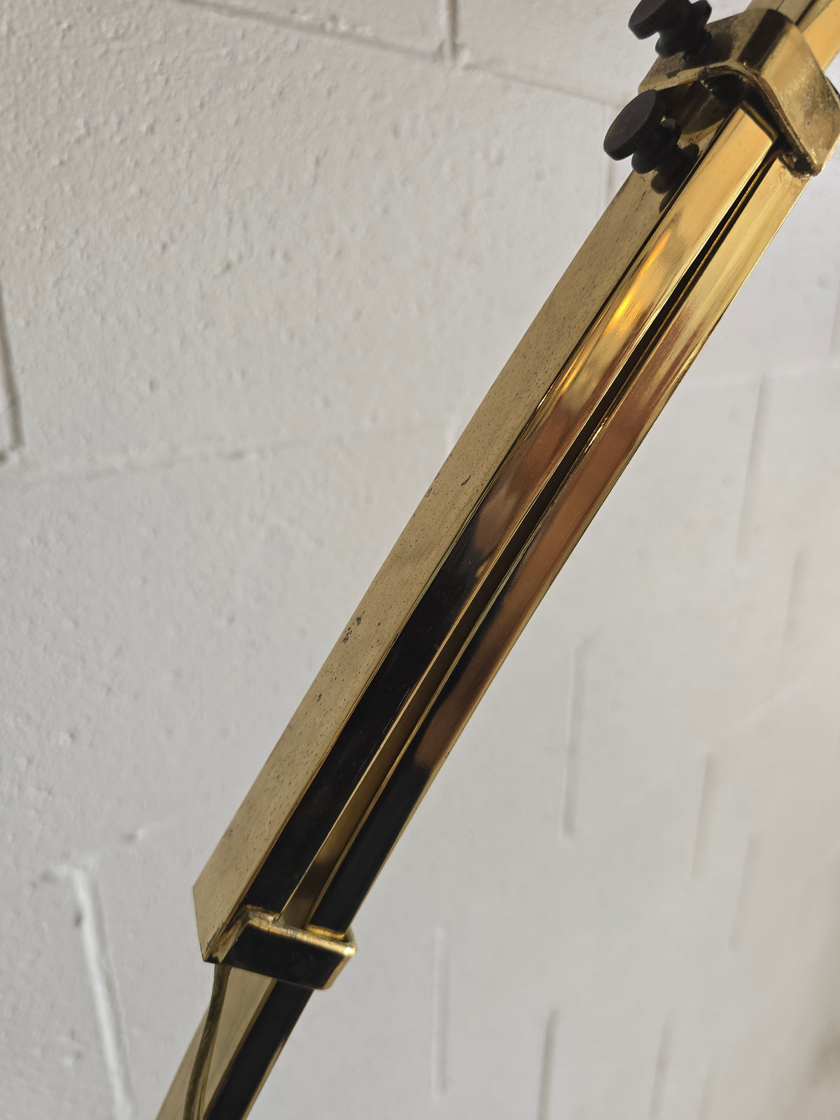 Adjustable Arc Brass Floor Lamp