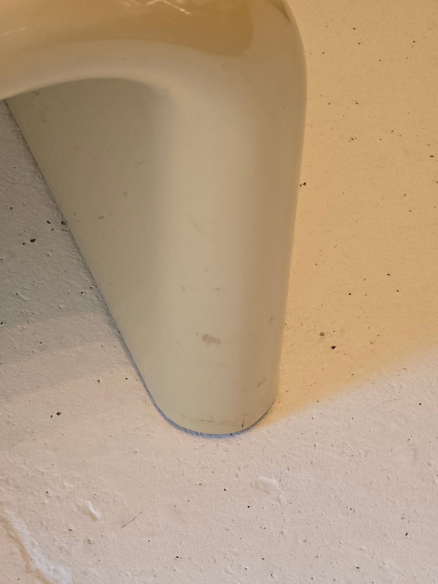 Cream Lacquered Waterfall Coffee Table