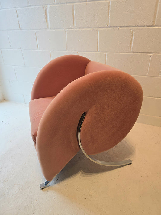 'Virgola' Lounge Chair by Yaacov Kaufman for Arflex