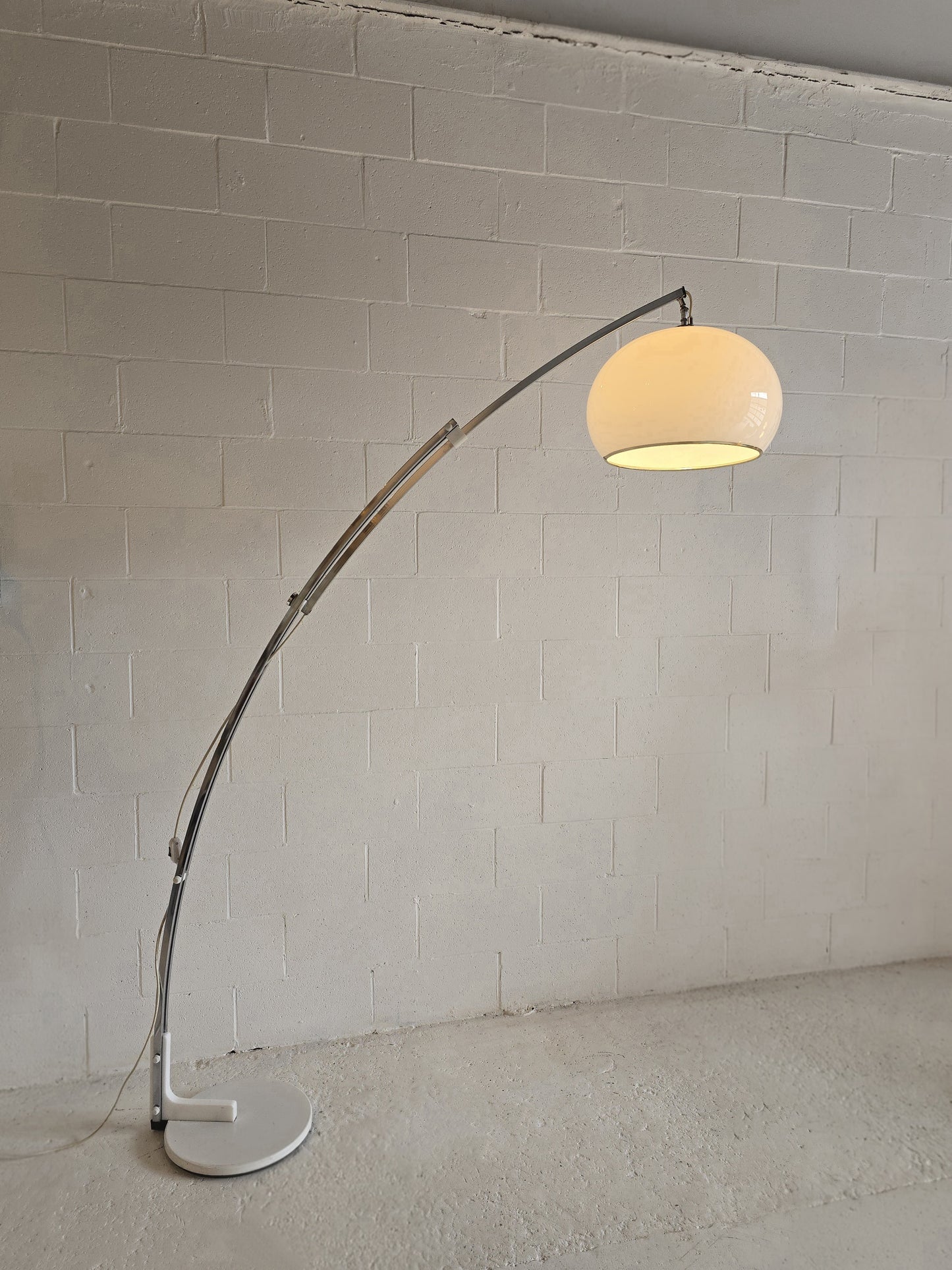 Arc Chrome Floor Lamp by Reggiani