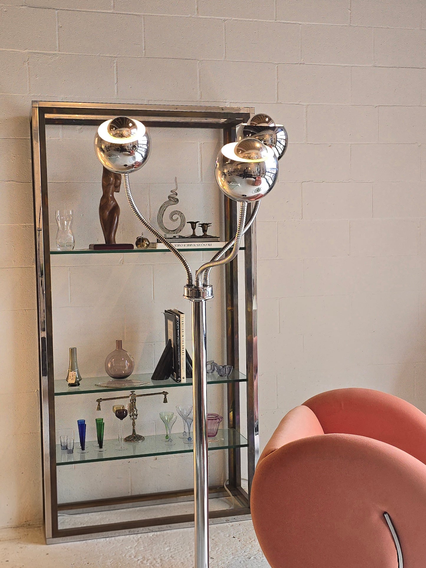 Chrome Floor Lamp