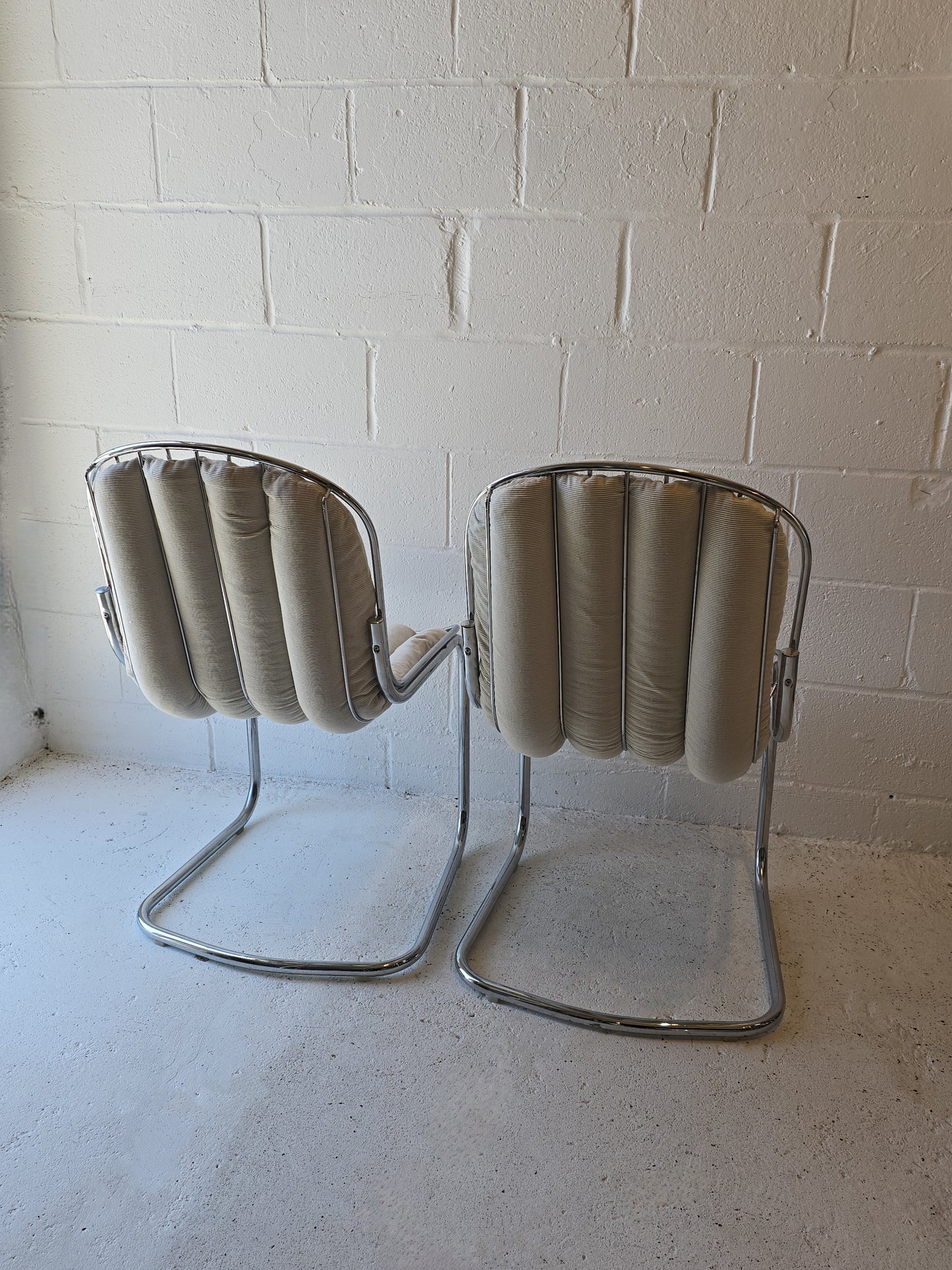 Chrome Cantilever Chairs