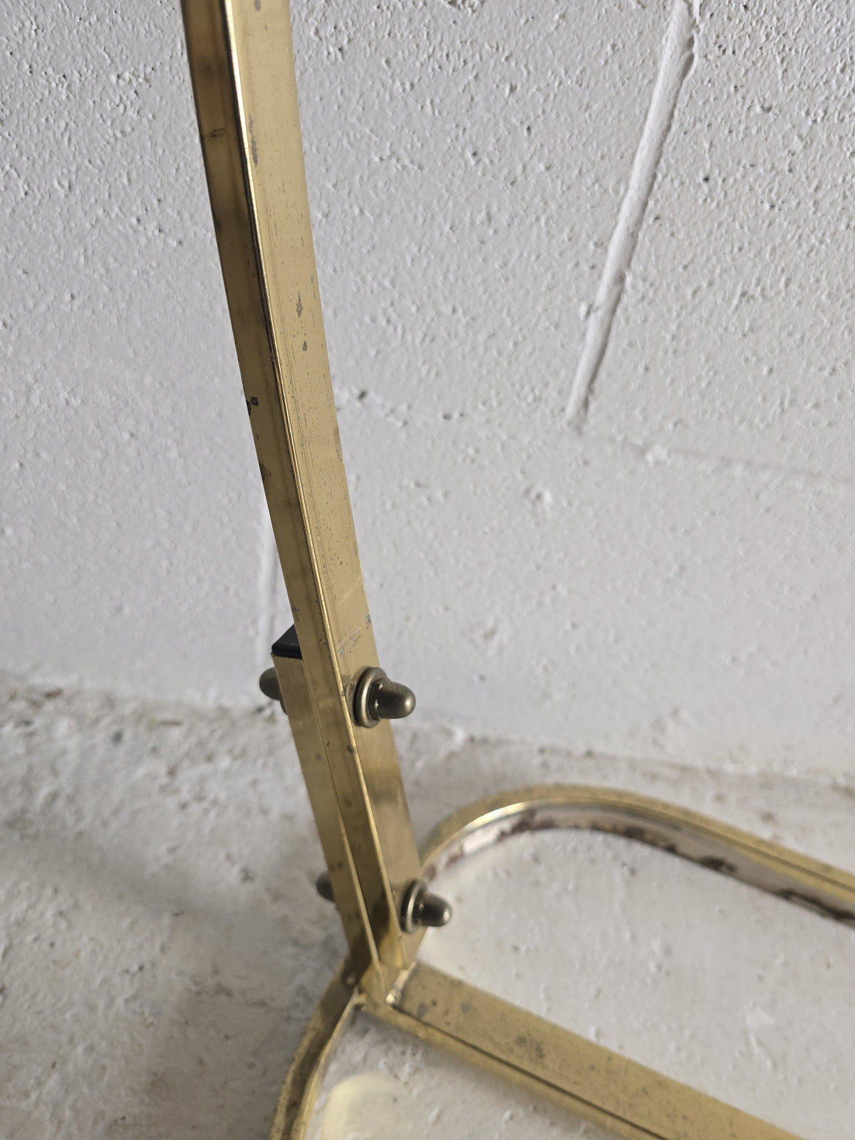 Adjustable Arc Brass Floor Lamp