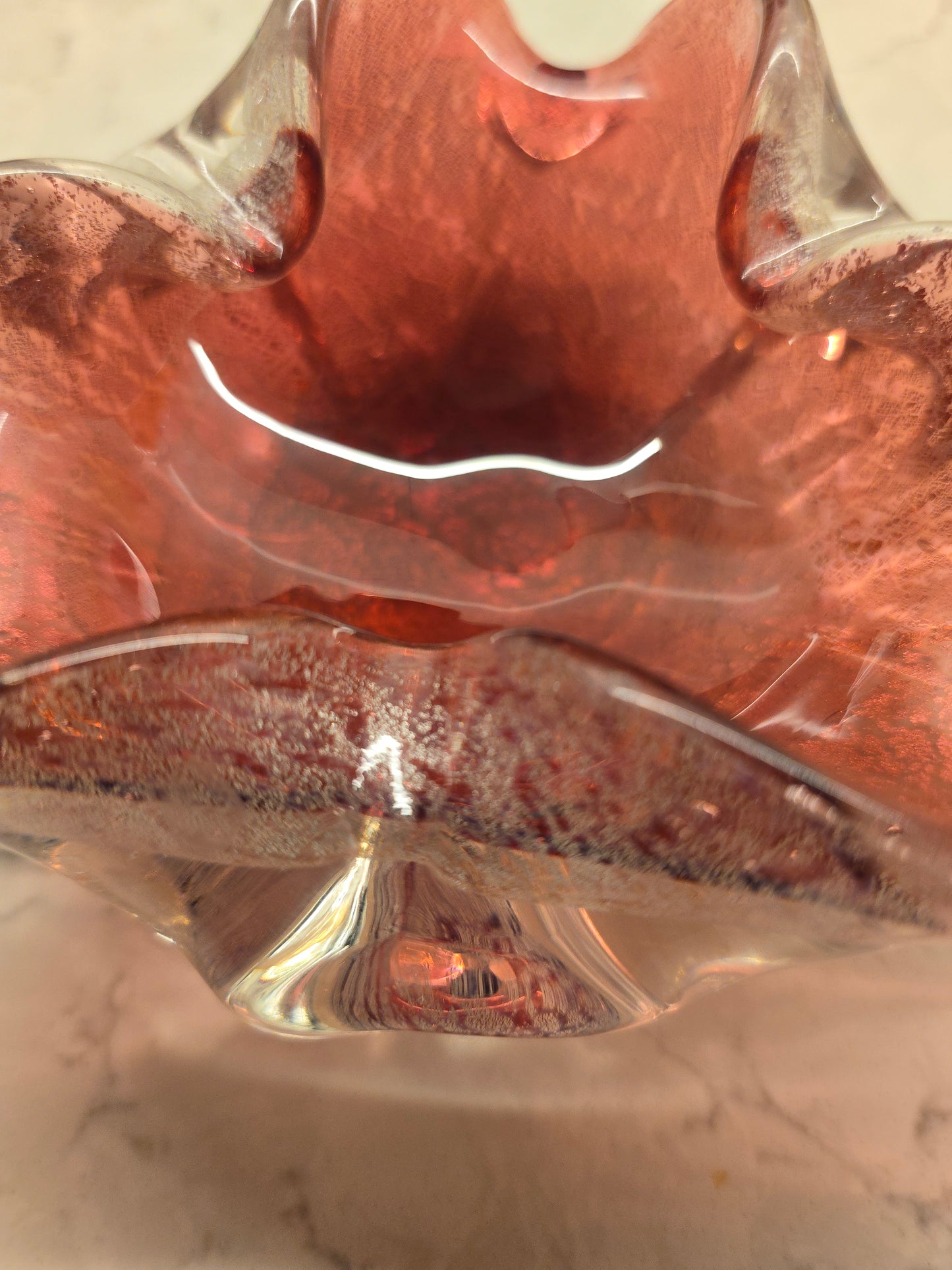 Murano Pink Art Glass