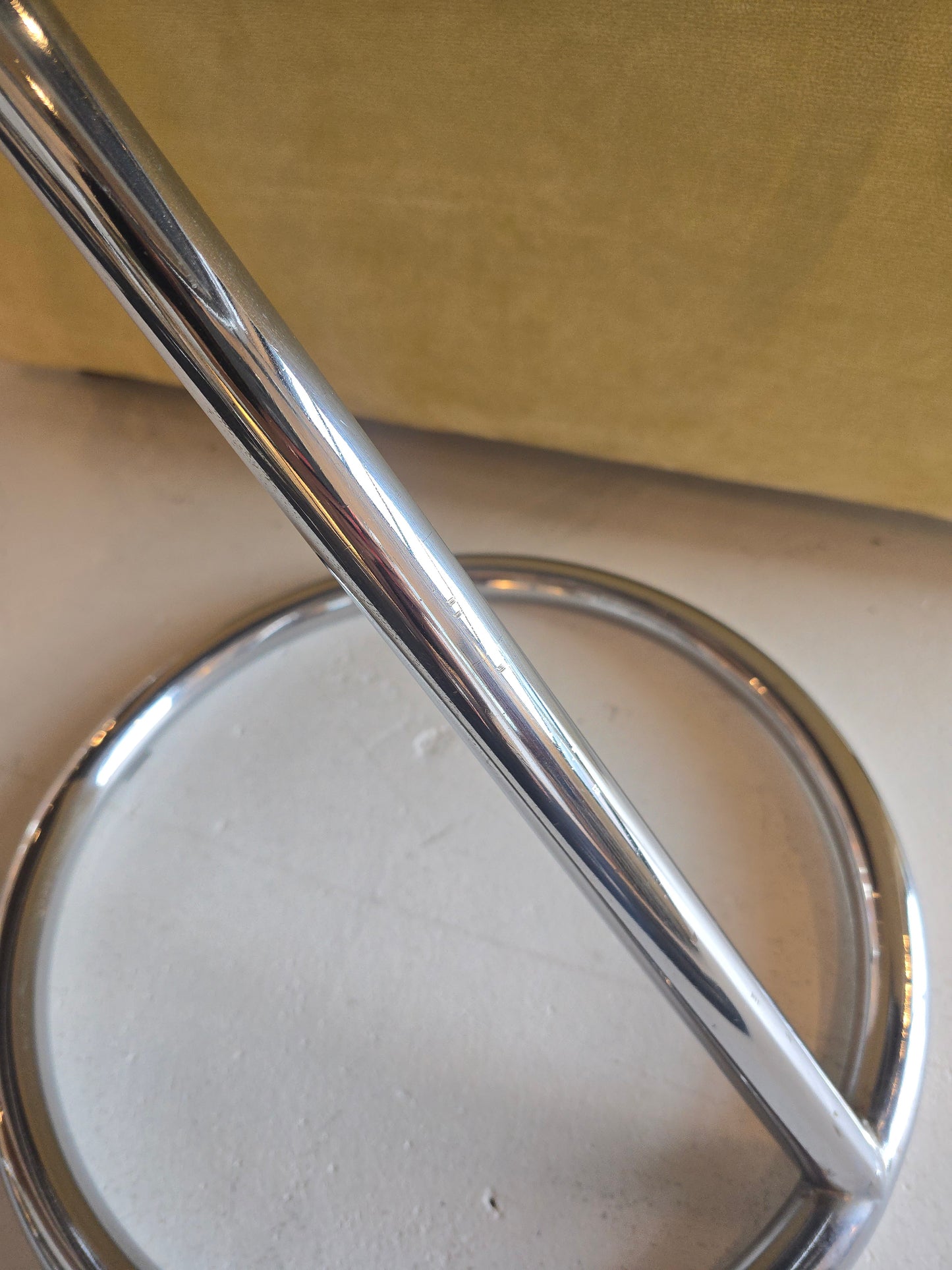 Tubular Chrome Side Table