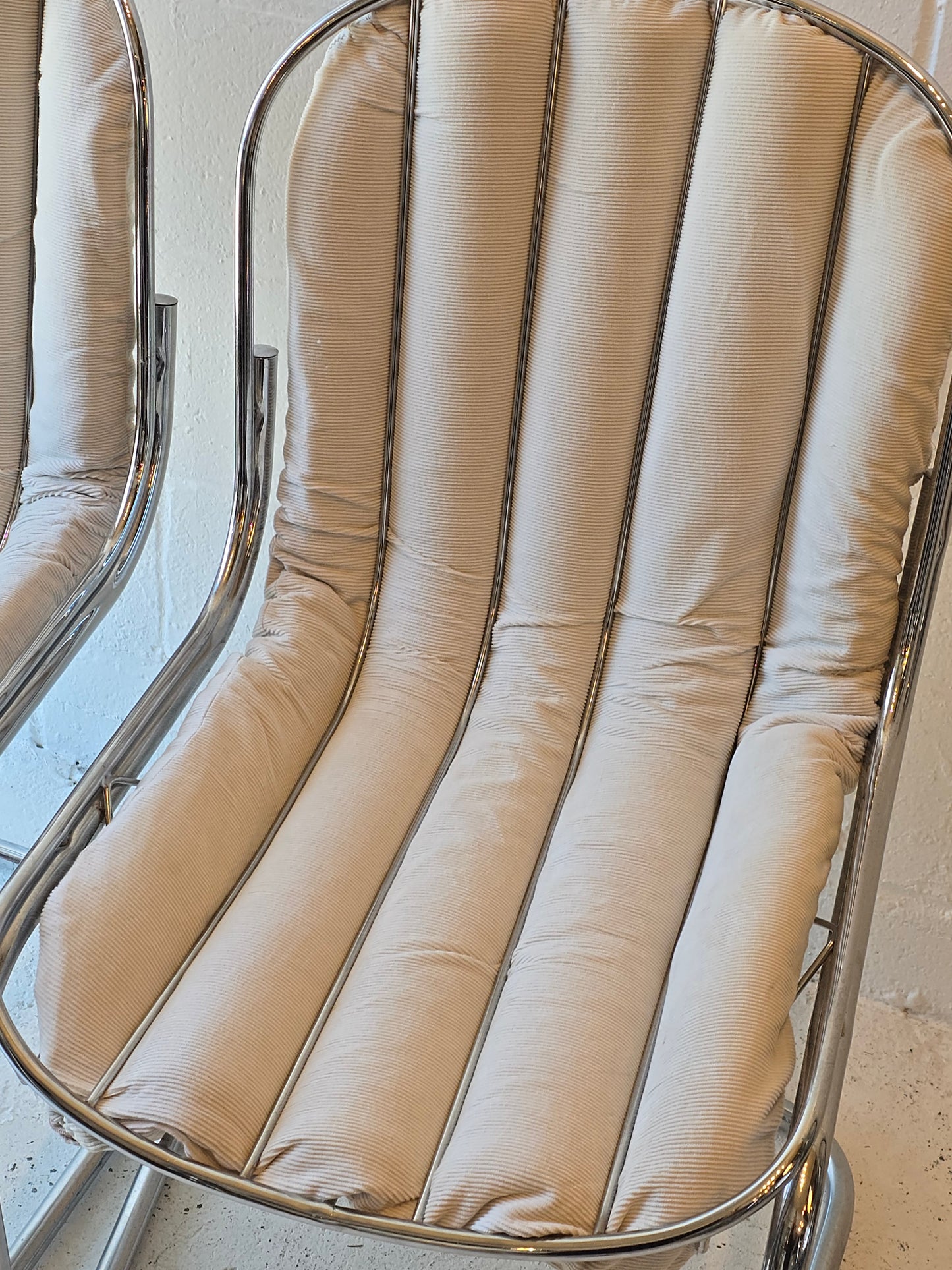 Chrome Cantilever Chairs