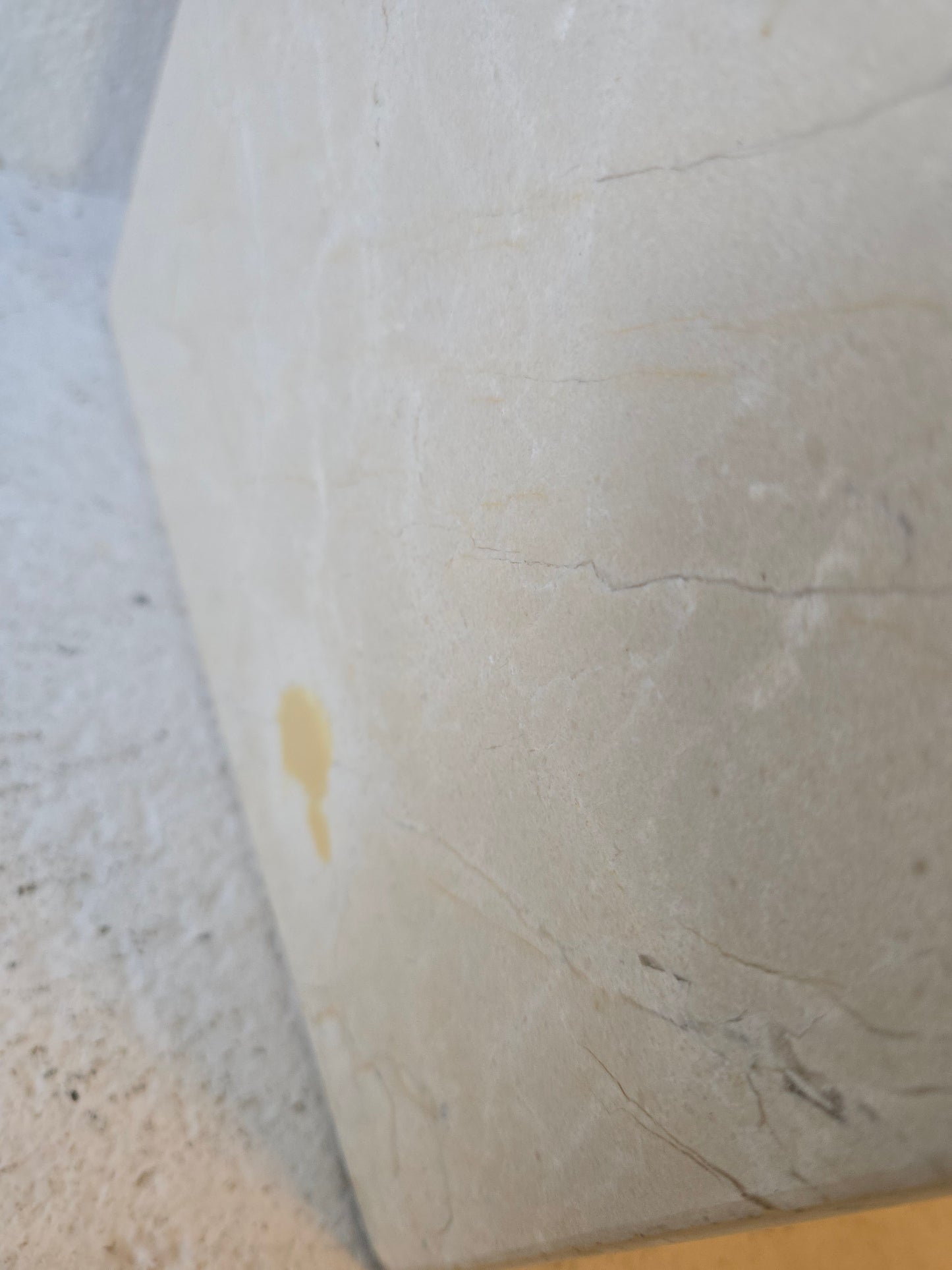 Crema Marfil Marble Plinth