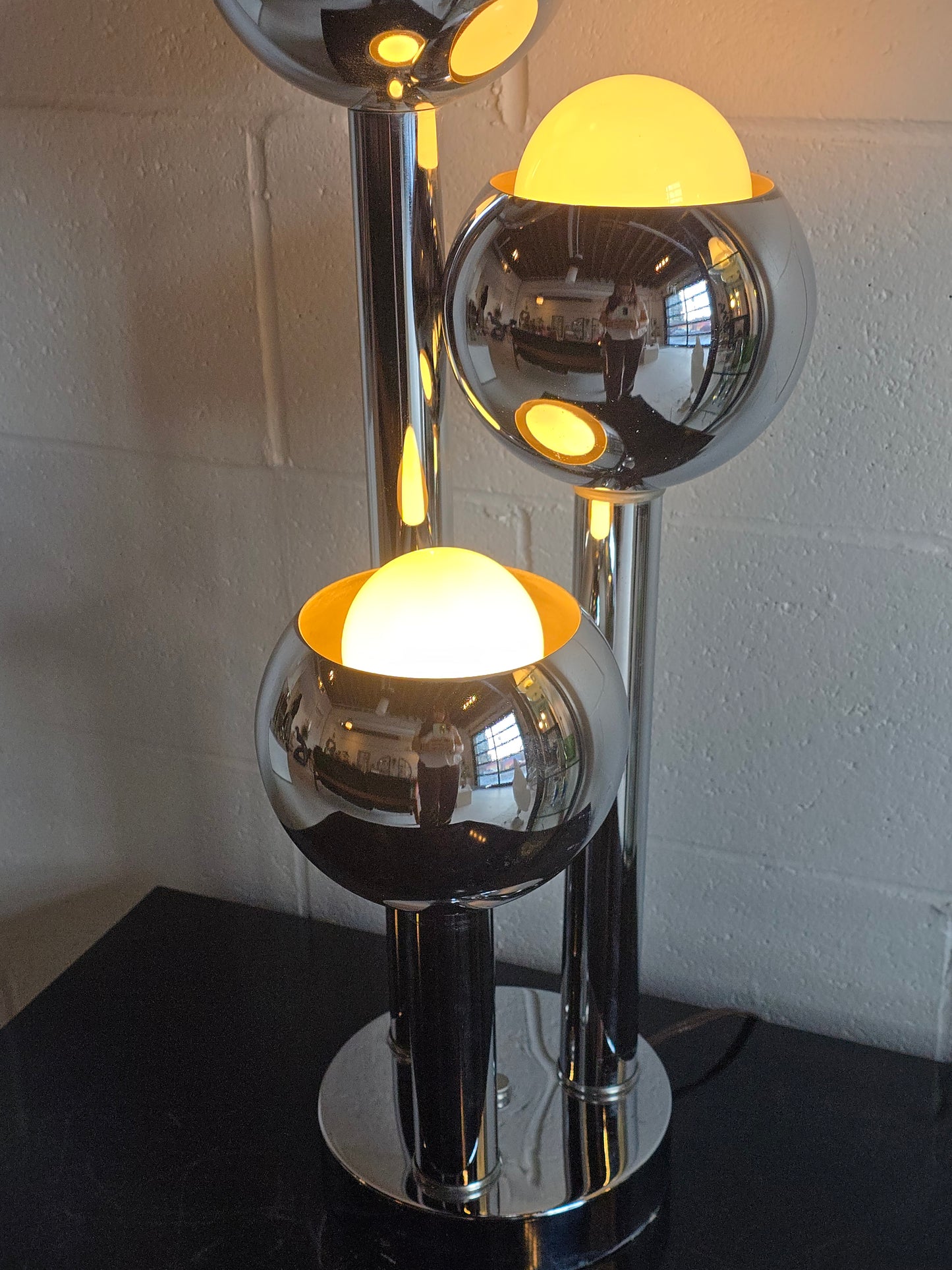 Chrome Table Lamp