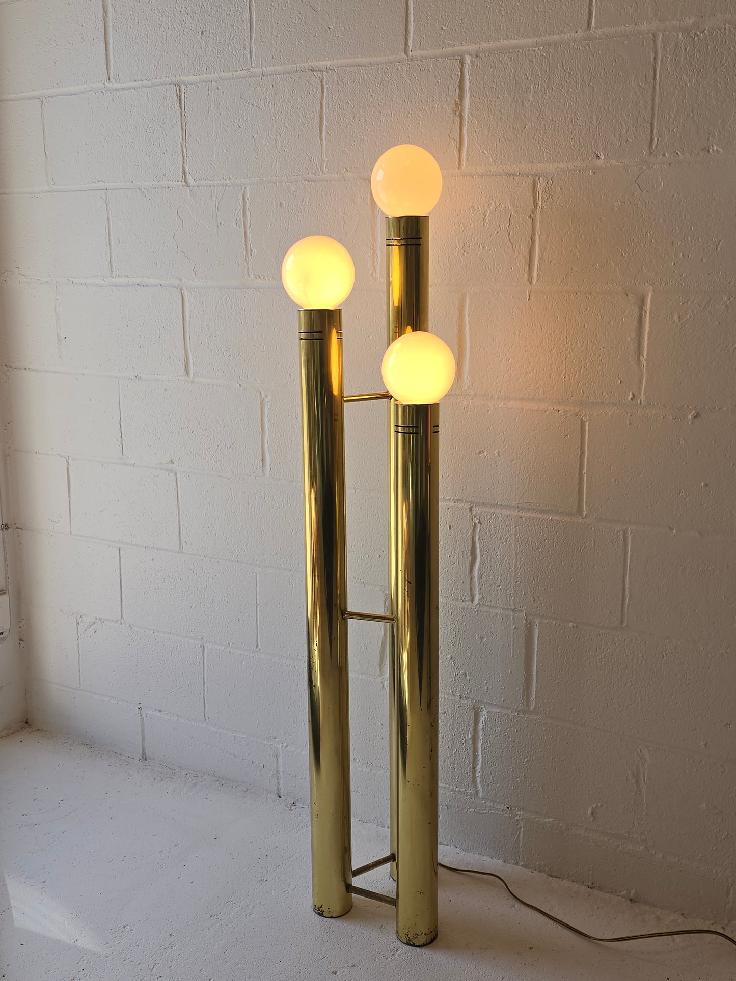 Three Tier Brass Lamp