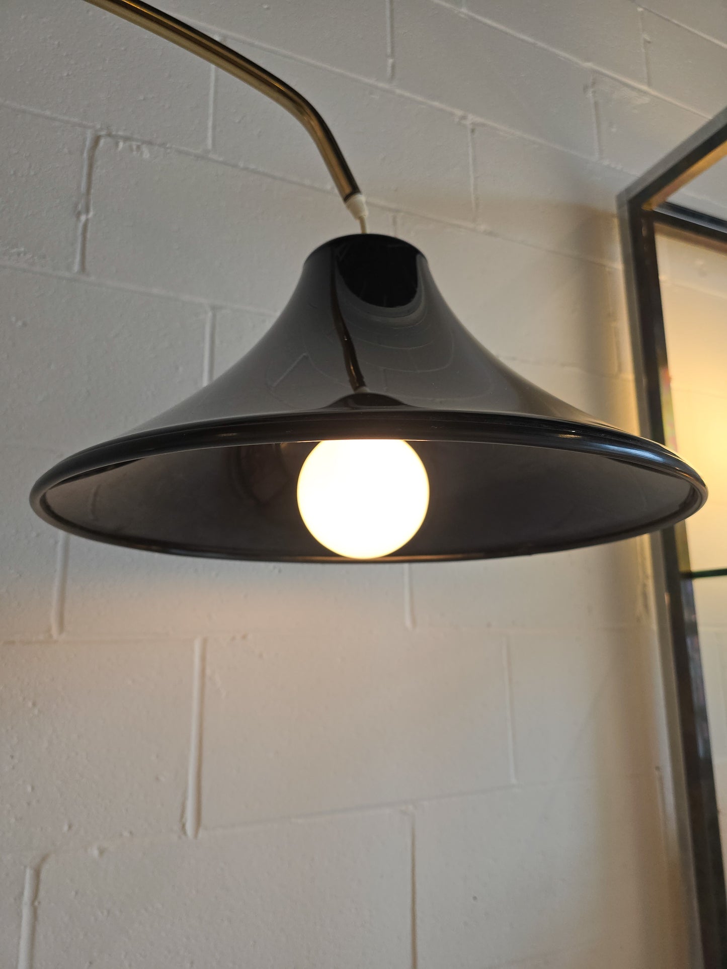 Arc Floor Lamp with Black Shade