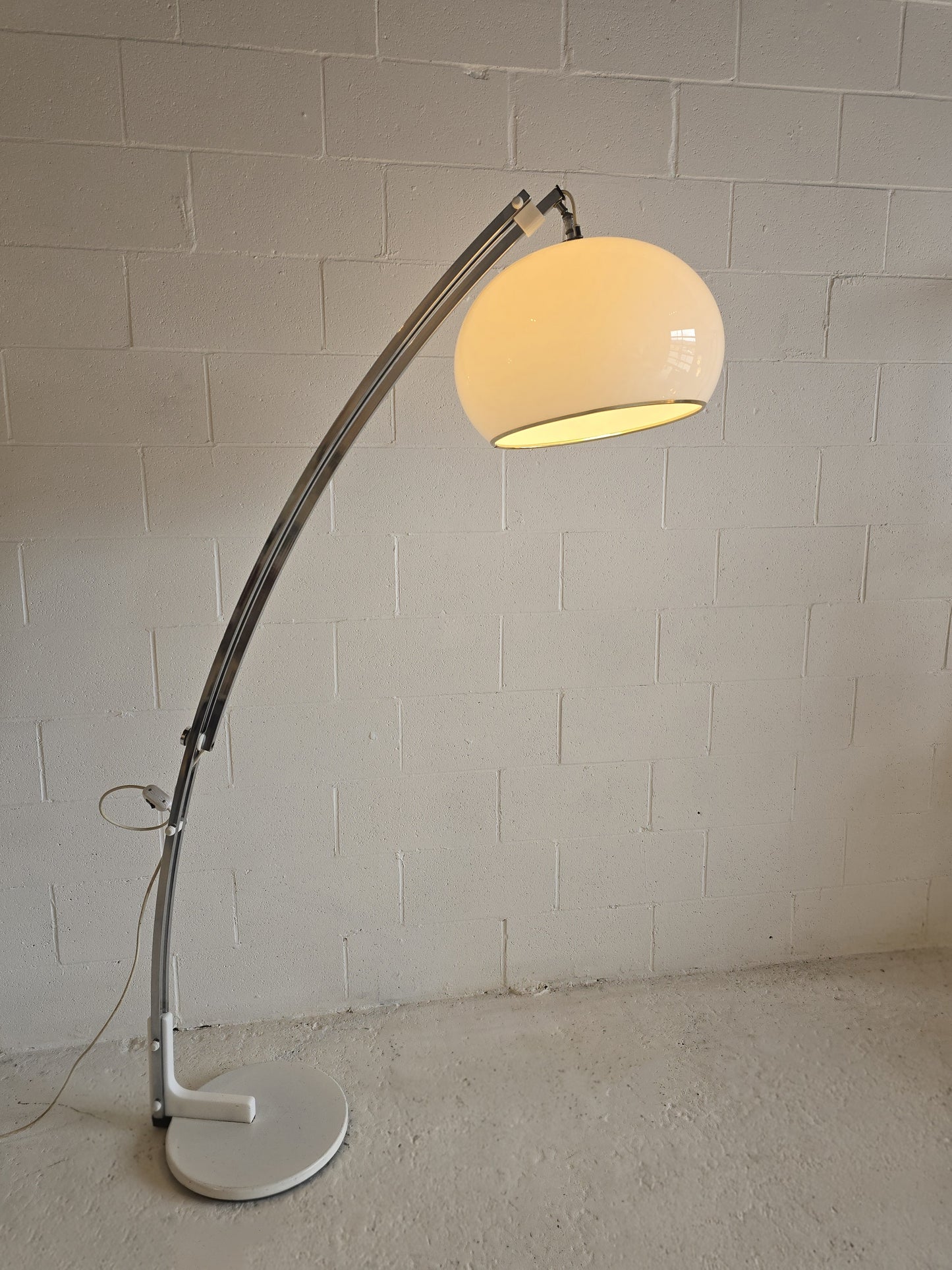 Arc Chrome Floor Lamp by Reggiani