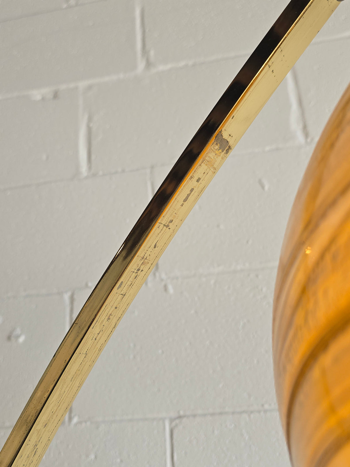 Adjustable Arc Brass Floor Lamp