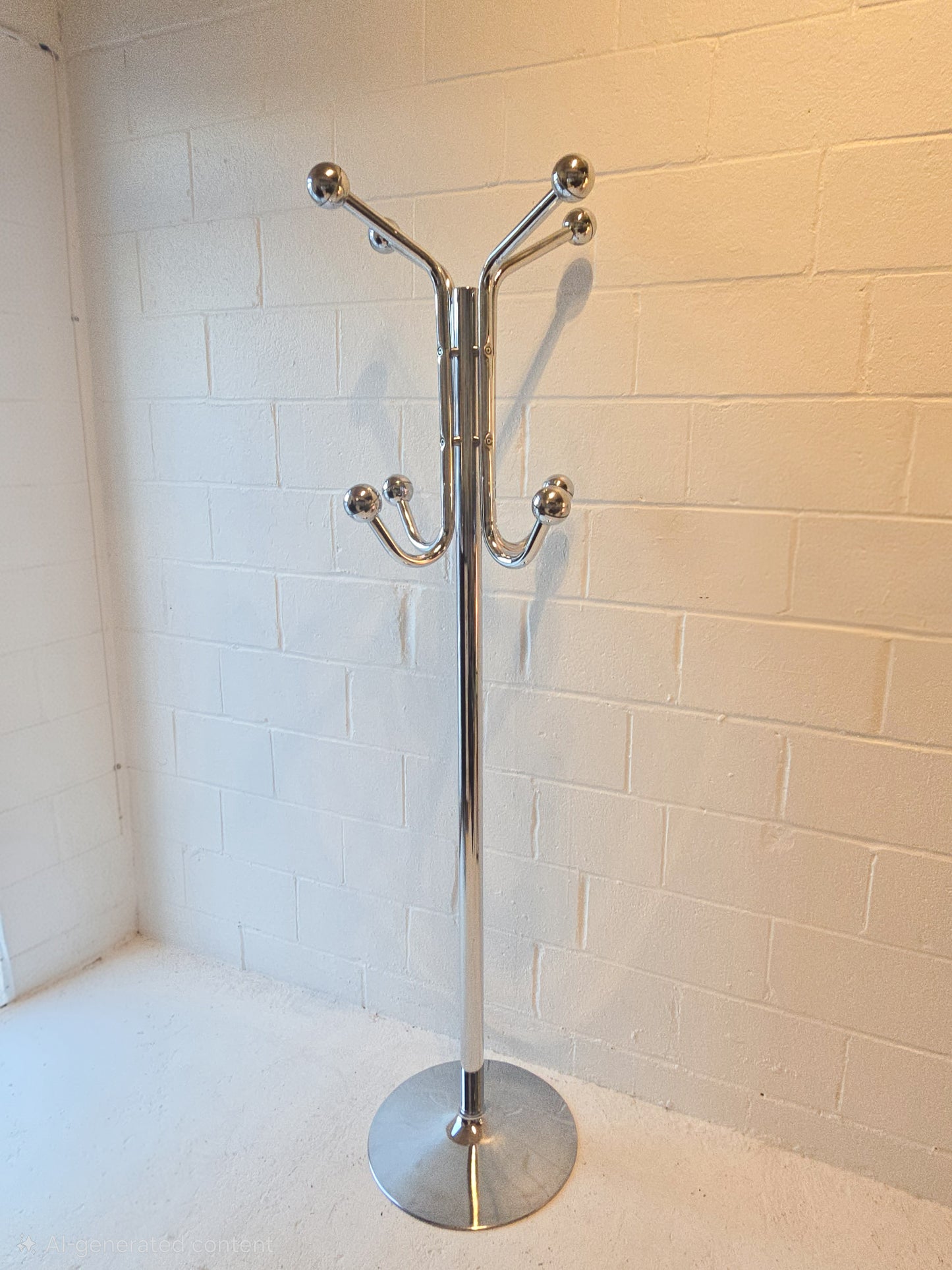 Chrome Coat Rack