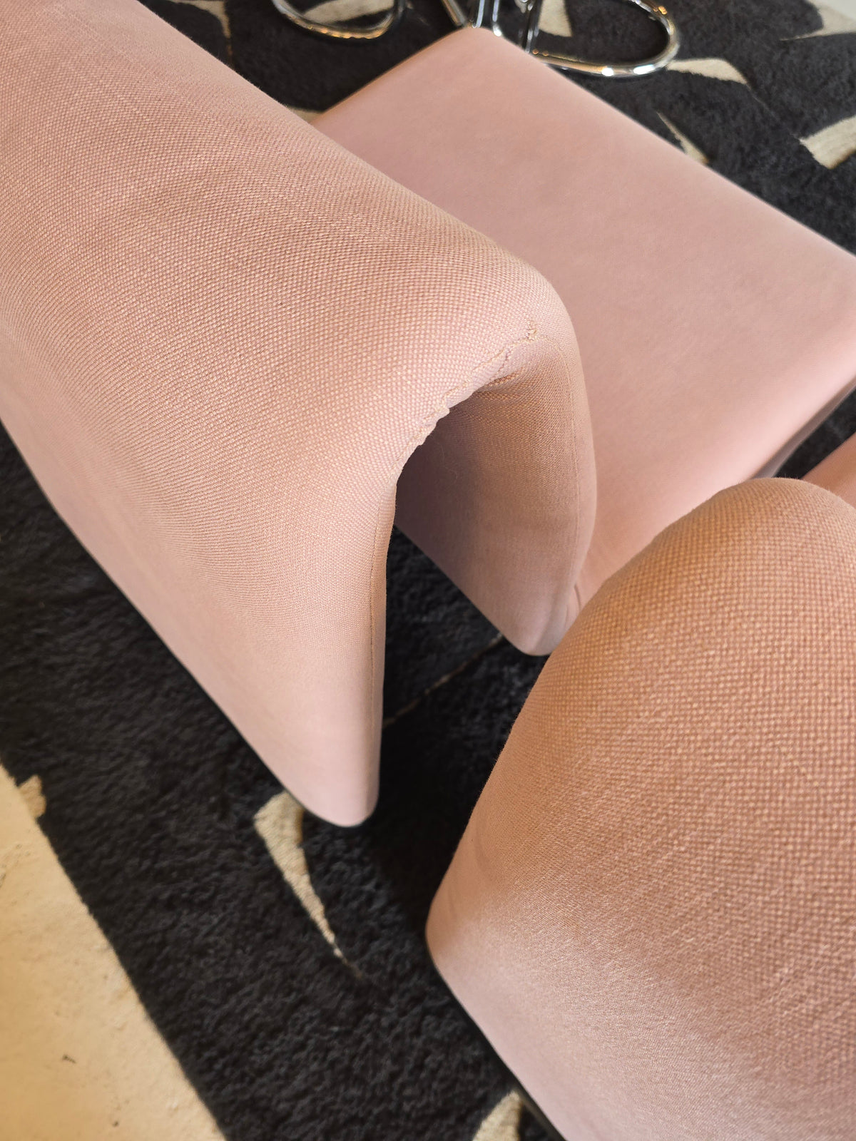 Postmodern Lounge Chairs by Paul Boulva for Artopex Set
