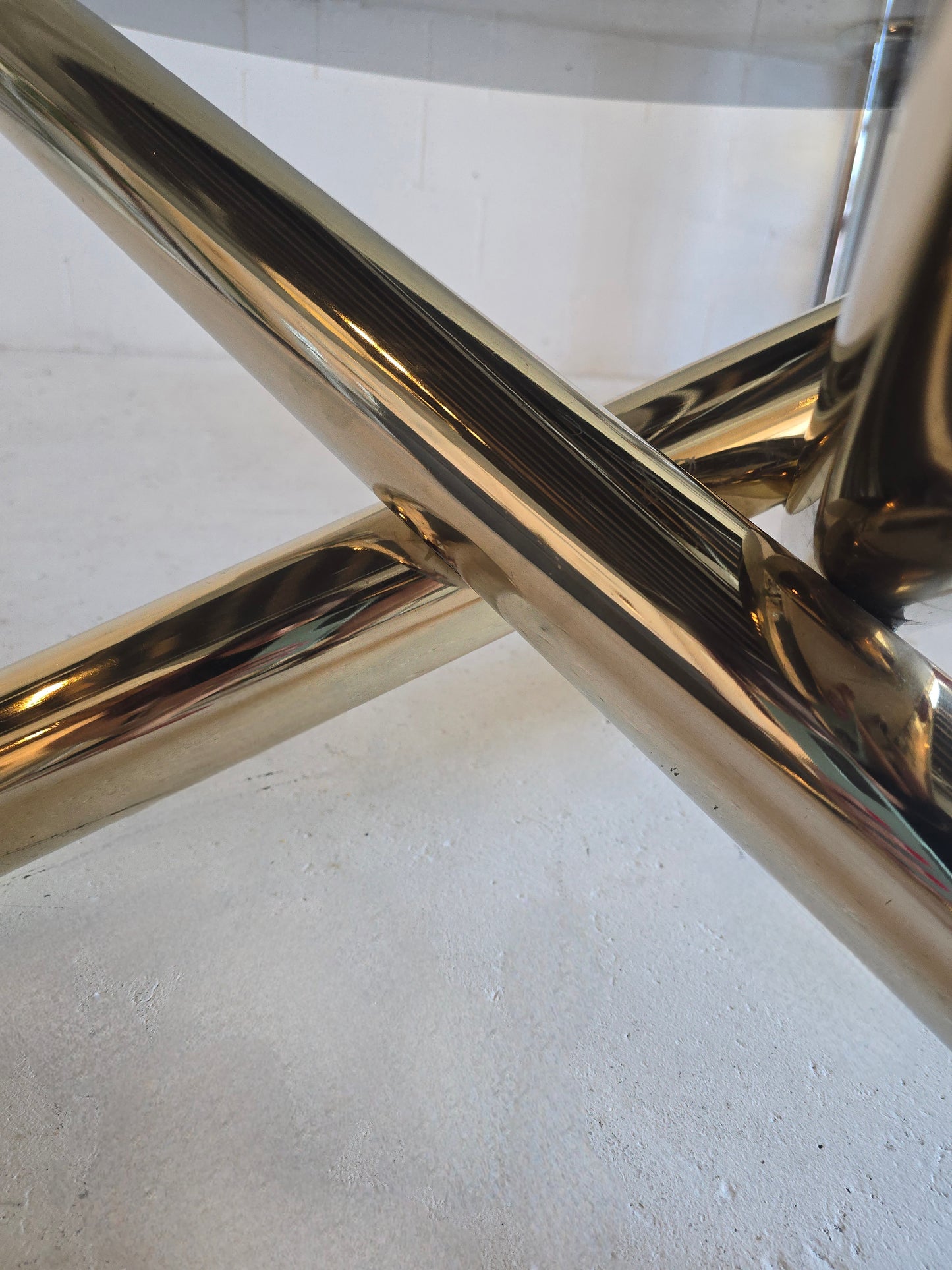 Tubular Brass 'Jax' Tables