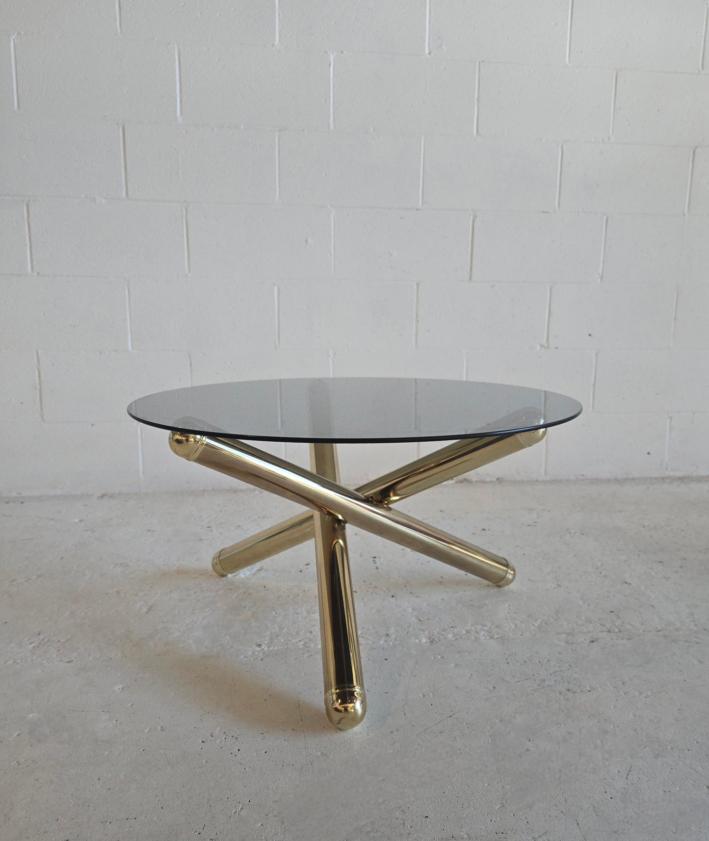 Tubular Brass 'Jax' Tables
