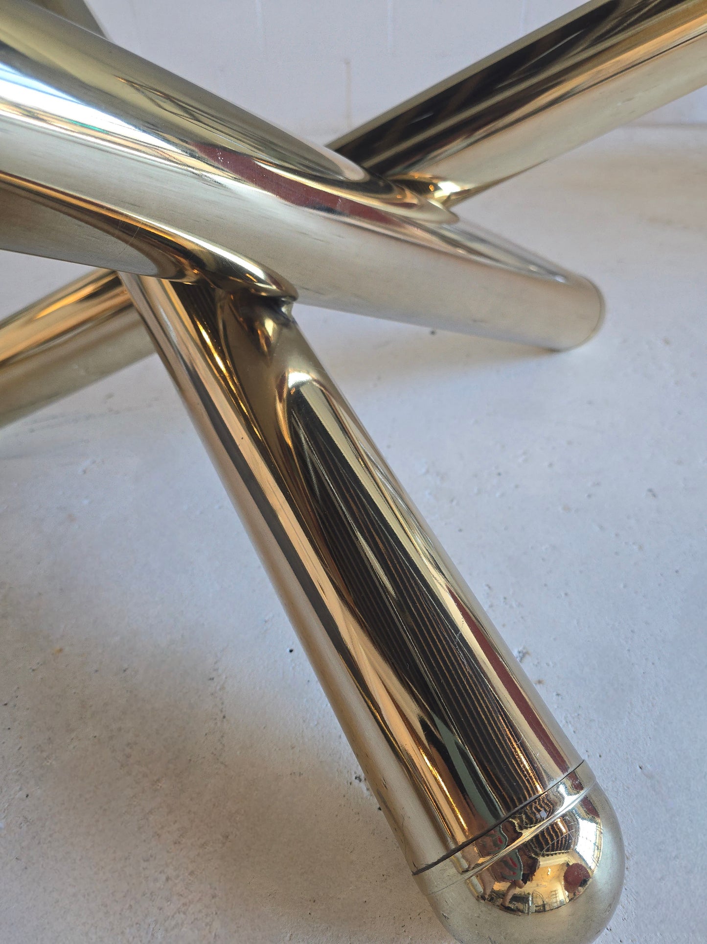 Tubular Brass 'Jax' Tables