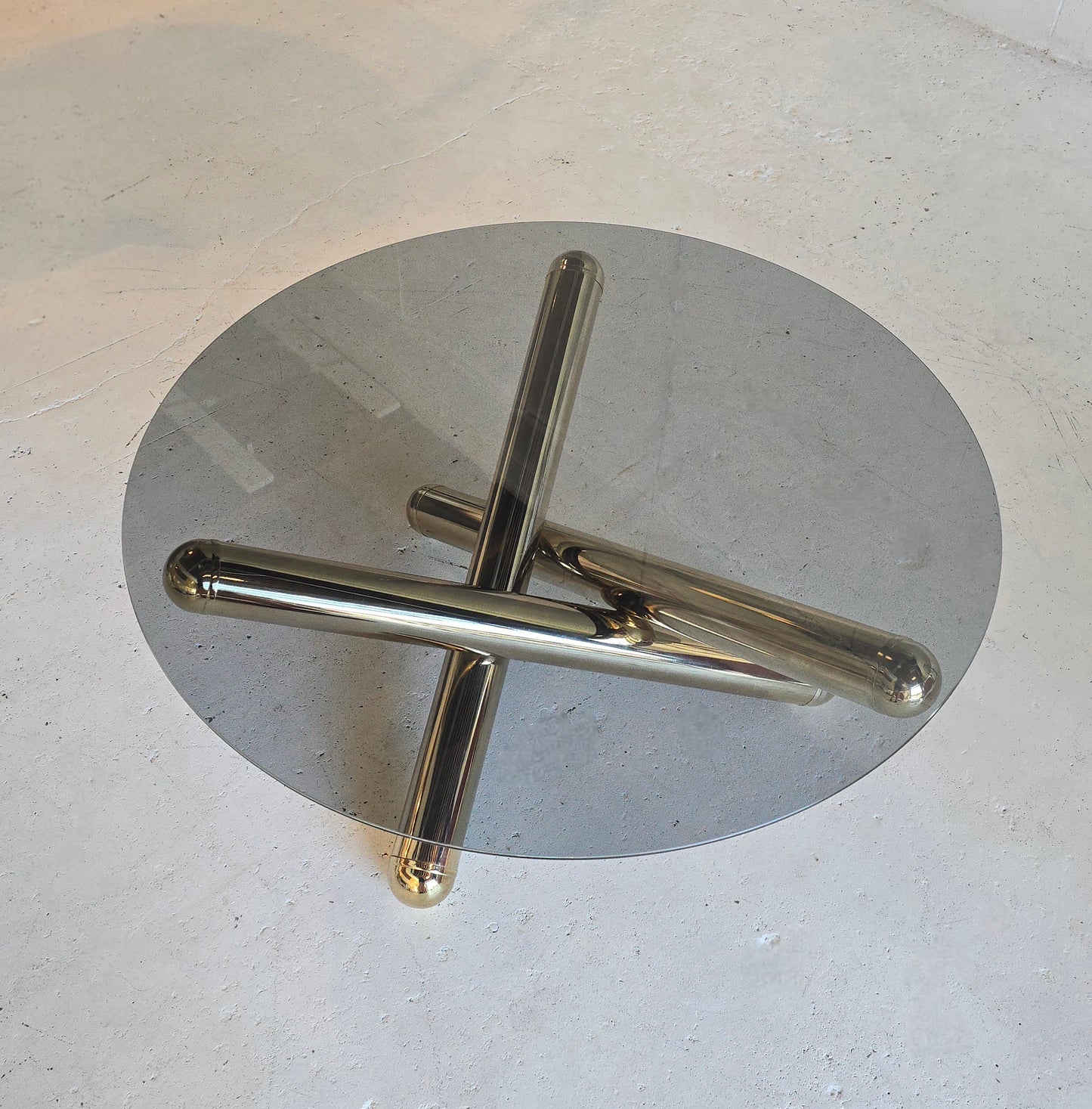 Tubular Brass 'Jax' Tables