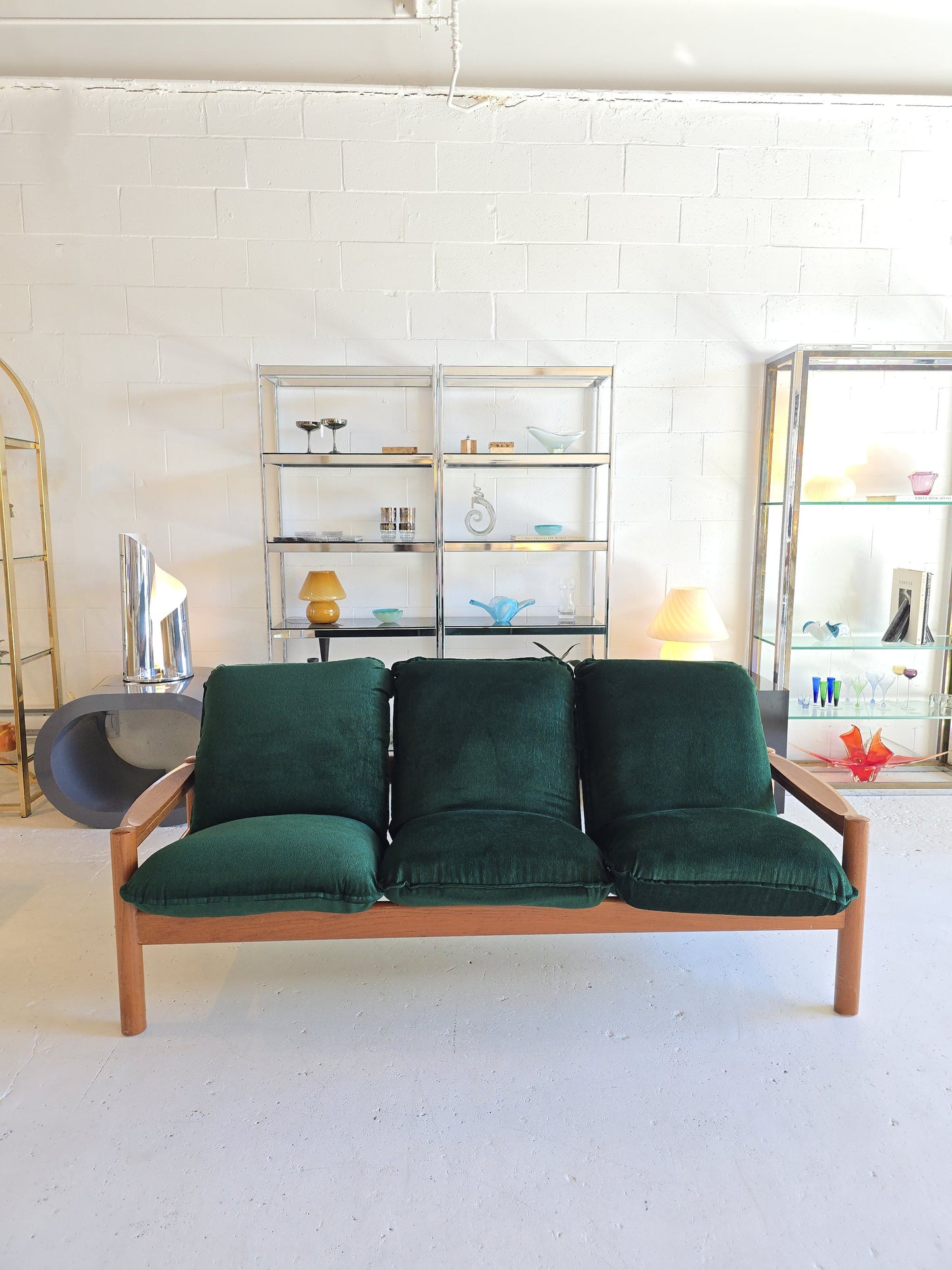 Teak Three Seater by Domino Mobler