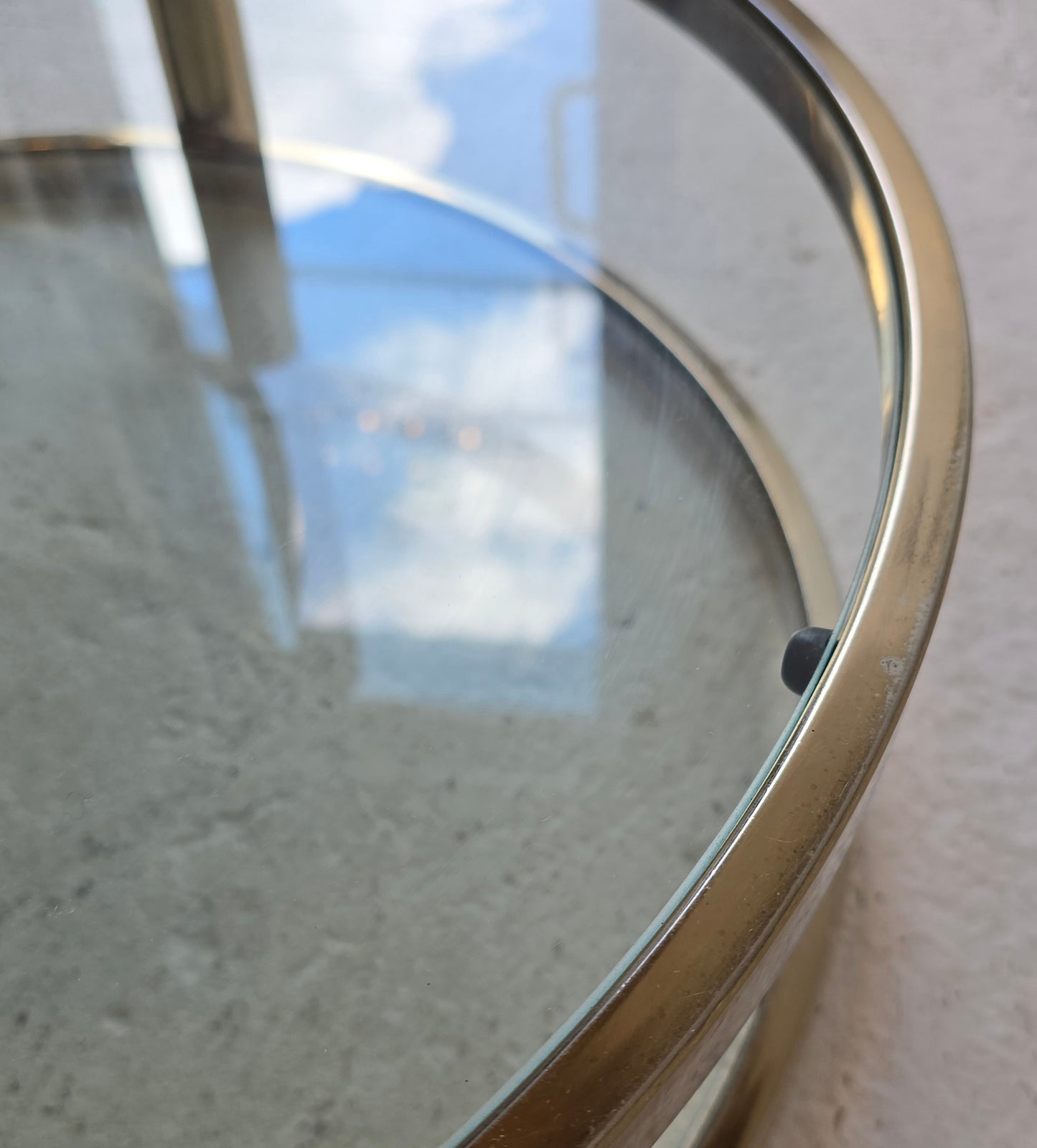 Articulating Swivel Brass Table