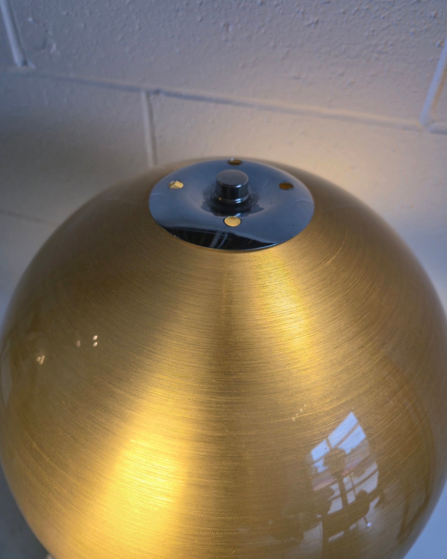 Space Age Chrome & Acrylic Lamp