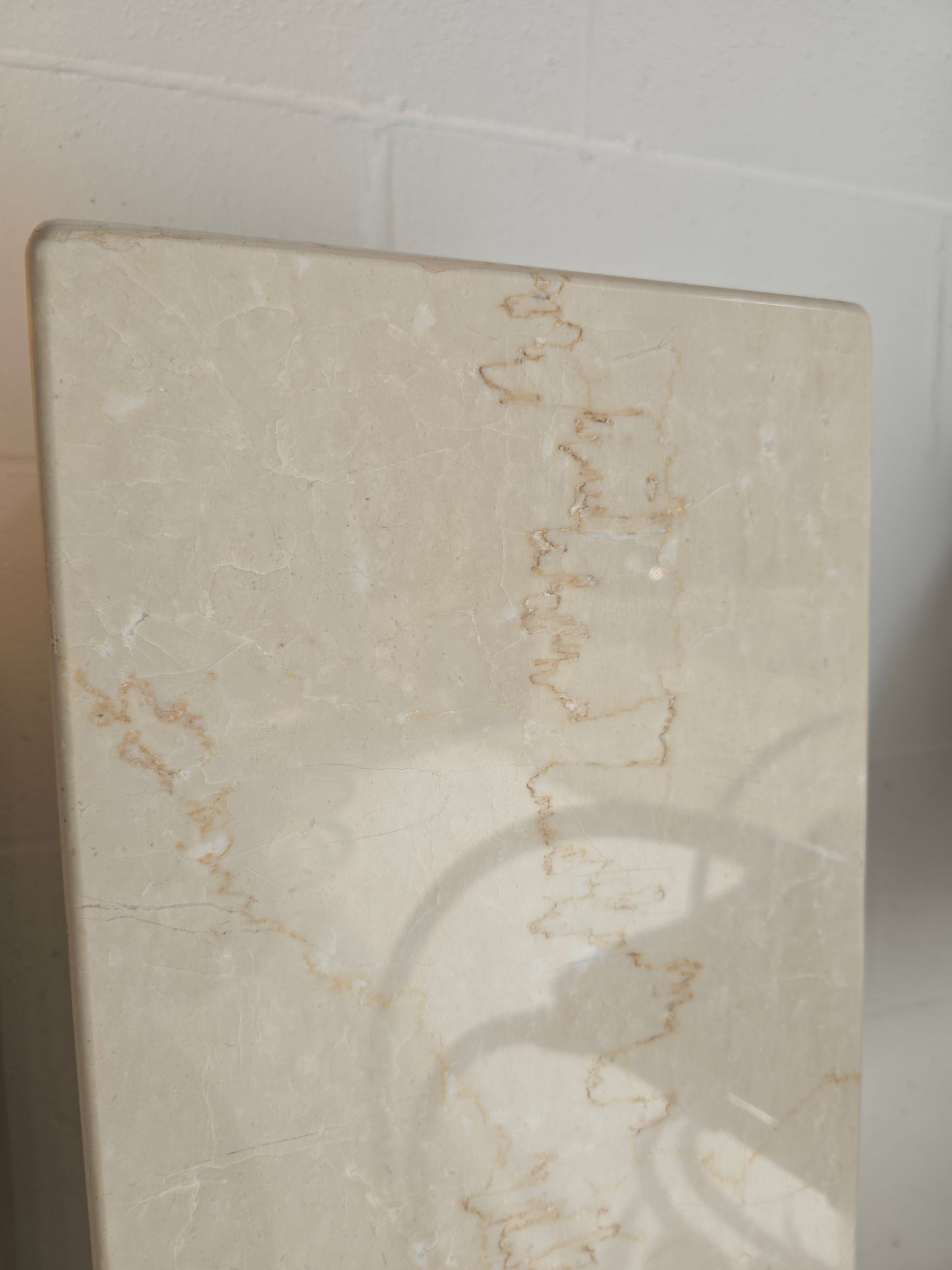 A Pair of Marble Plinths