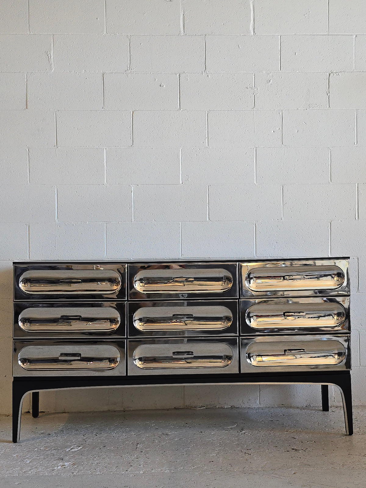 Nine Drawer Dresser by Henri Vallières