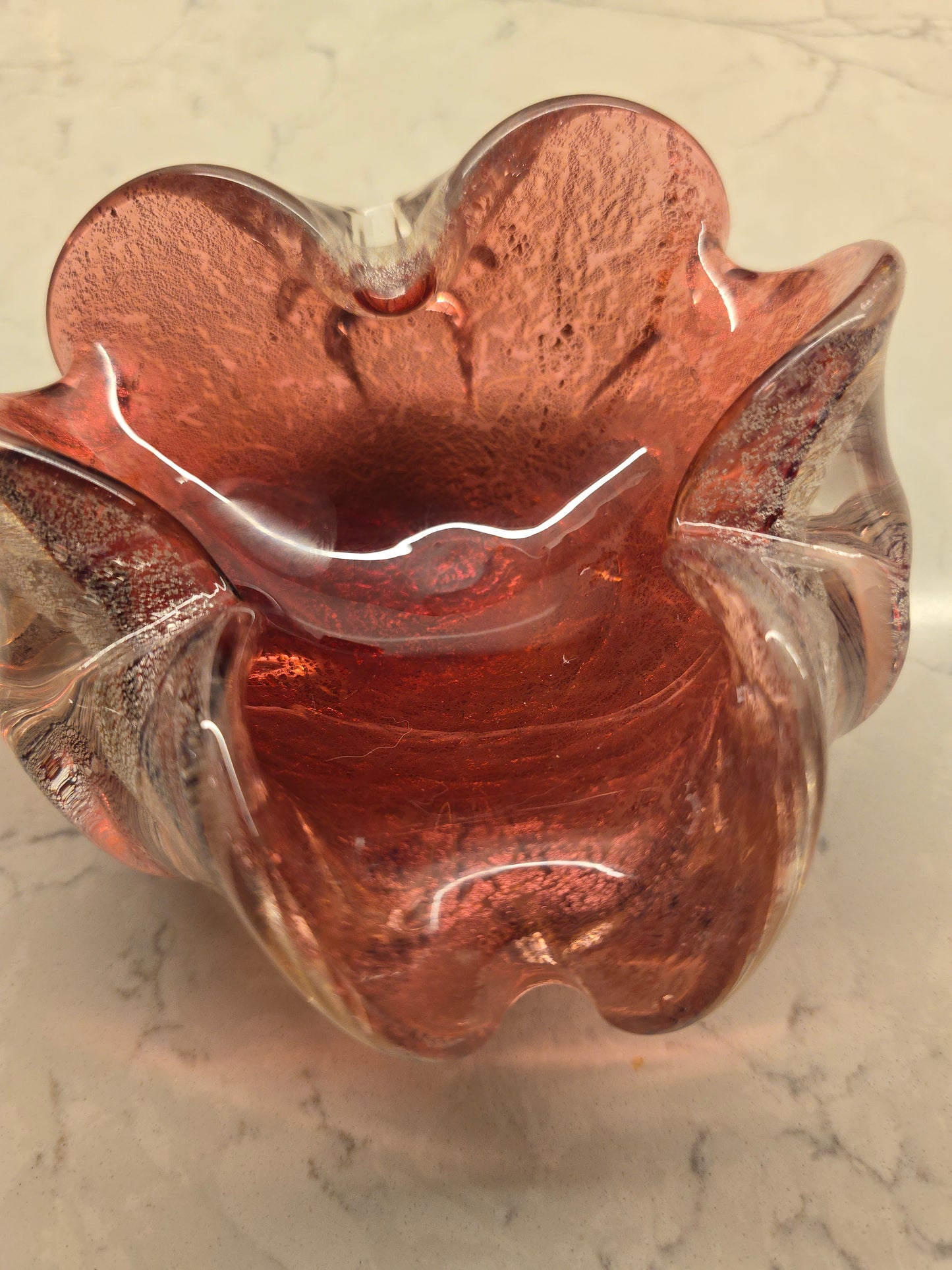 Murano Pink Art Glass
