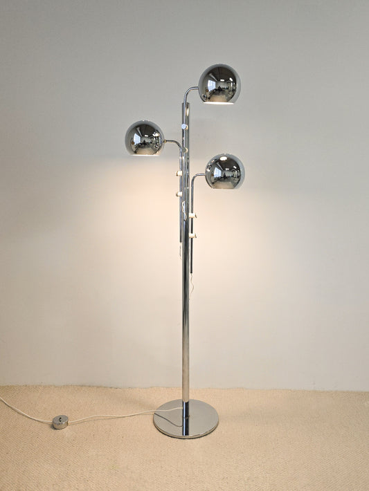 Three Tier Chrome Floor lamp