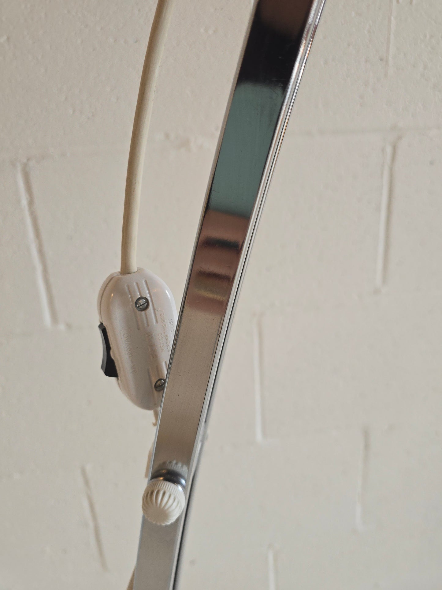 Arc Chrome Floor Lamp by Reggiani