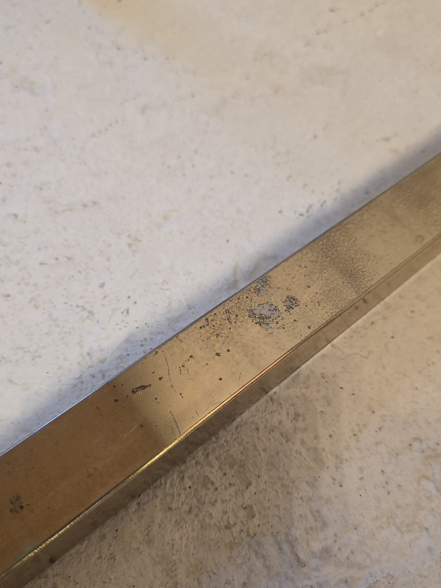 Brass and Tinted Glass Tables
