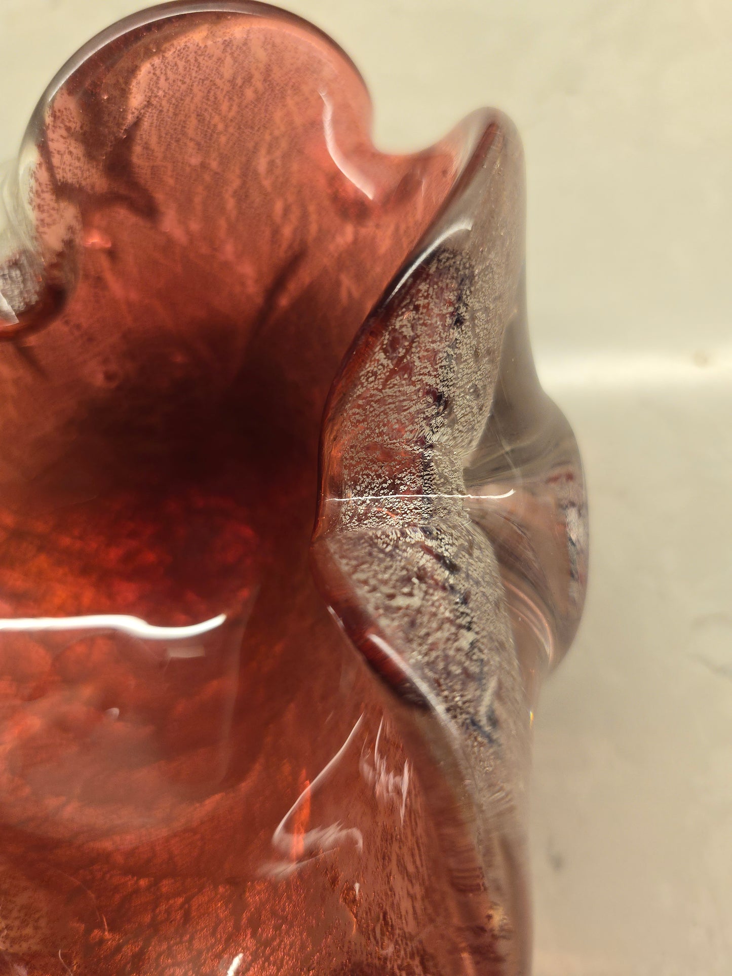 Murano Pink Art Glass