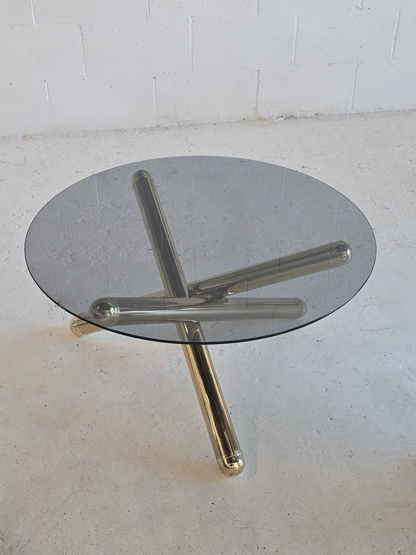 Tubular Brass 'Jax' Tables